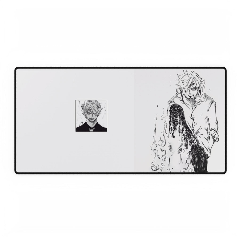 “Black Leg Sanji Flame Step Gaming Mouse Pad”