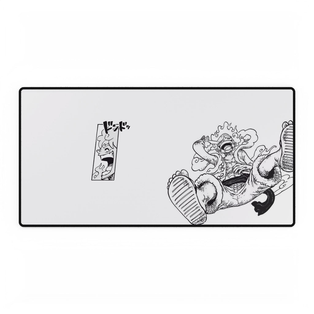 Luffy Gear 5 Nika Awakening Desk Mat — Anime Mouse Pad for Gamers & Fans