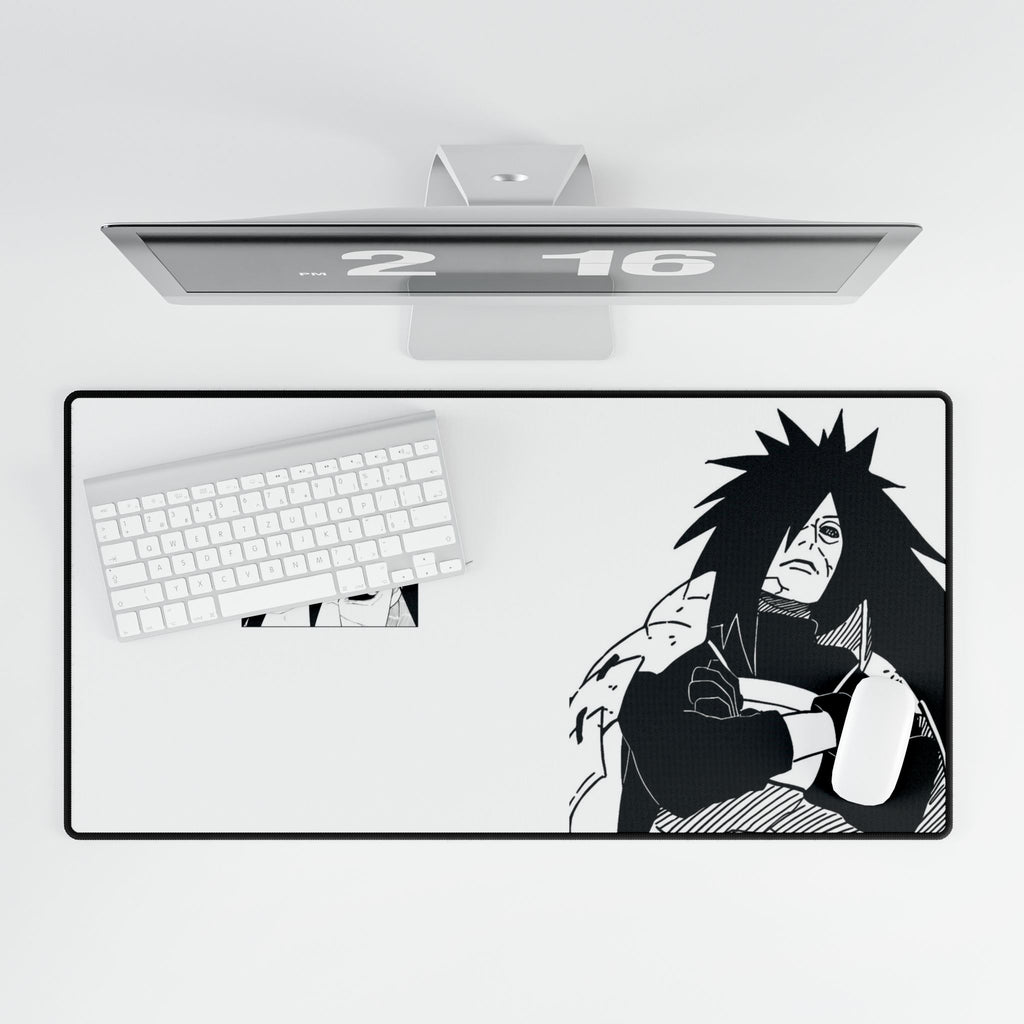 Uchiha Madara Shadow Dominion Desk Mat — Anime Gaming Mouse Pad