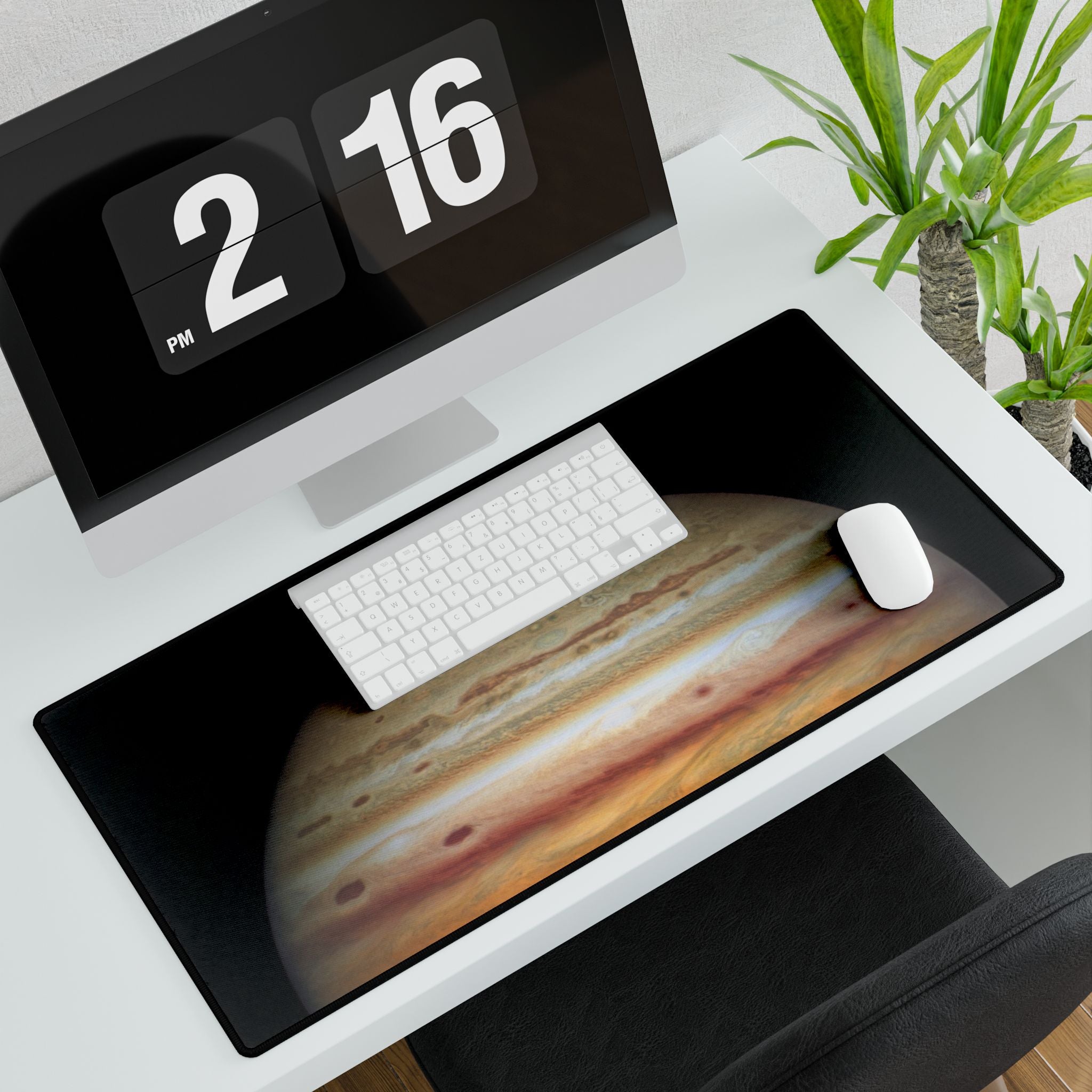 Jupiter Planetary Desk Mat — Space-Themed Gaming/Office Mousepad