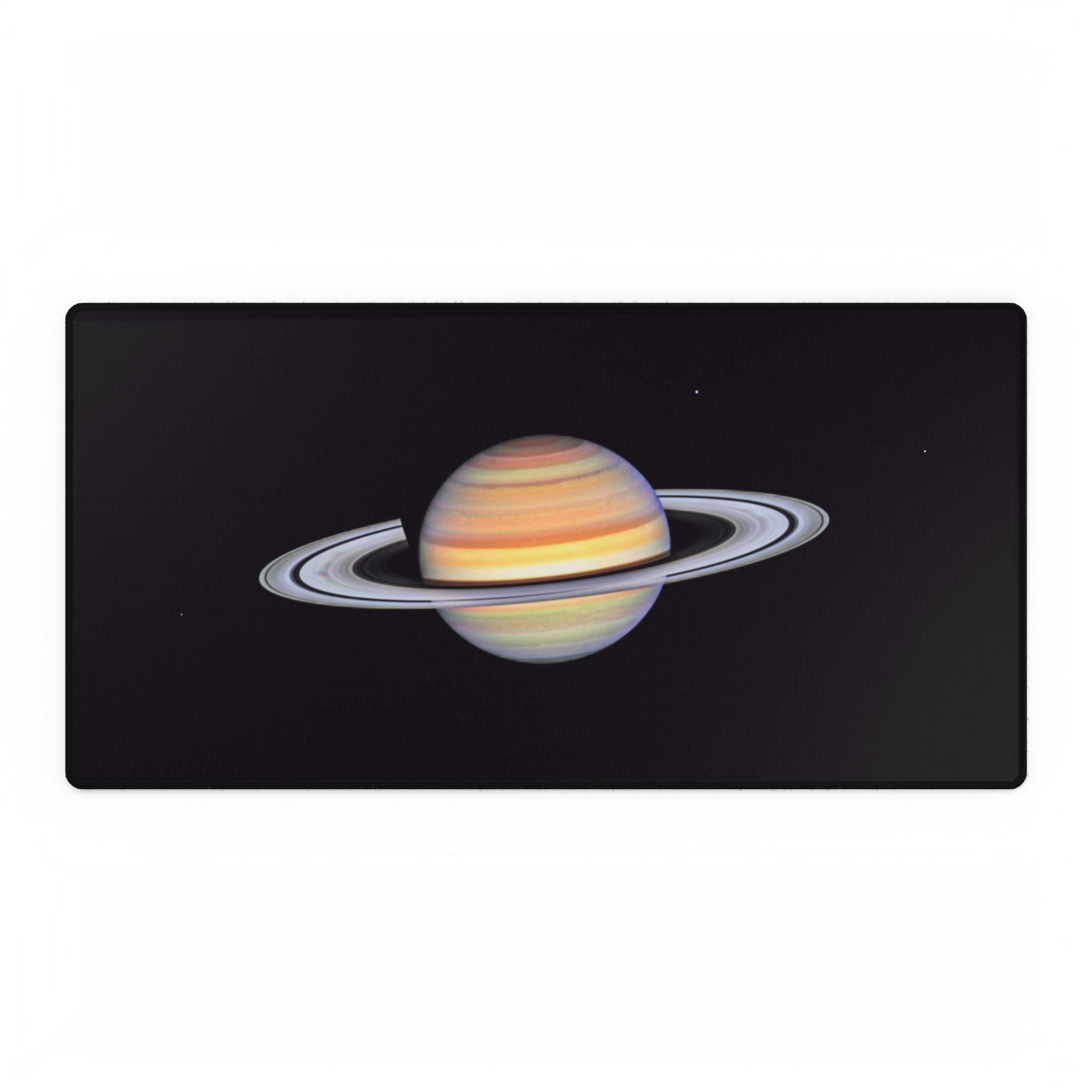 Saturn Planet Desk Mat — Space-Themed Gaming & Office Desk Pad
