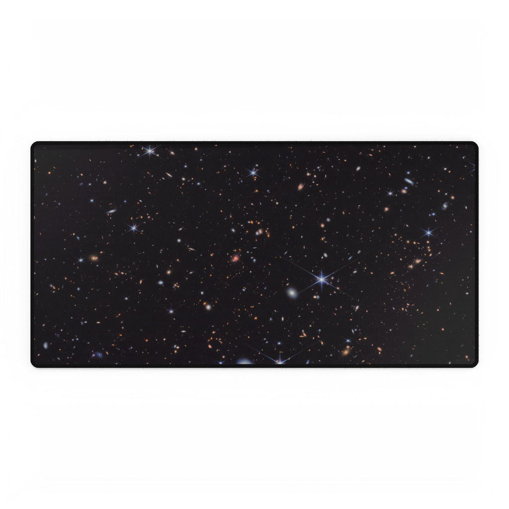 Galaxy Starfield Desk Mat — Large Cosmic Gaming & Office Mouse Pad