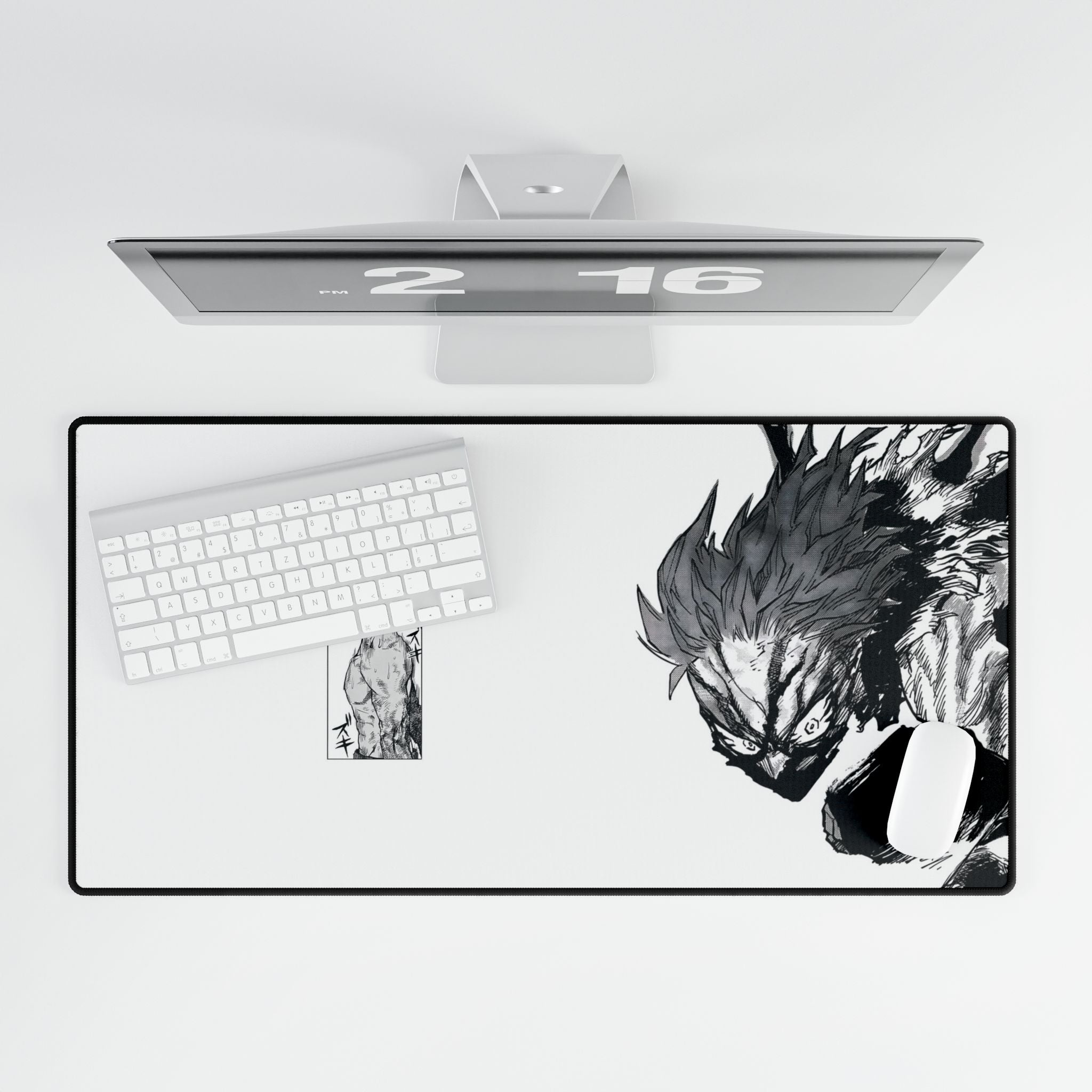 My Hero Academia Villain Desk Mat – Monochrome Tomura Shigaraki Gaming/WFH Mouse Pad
