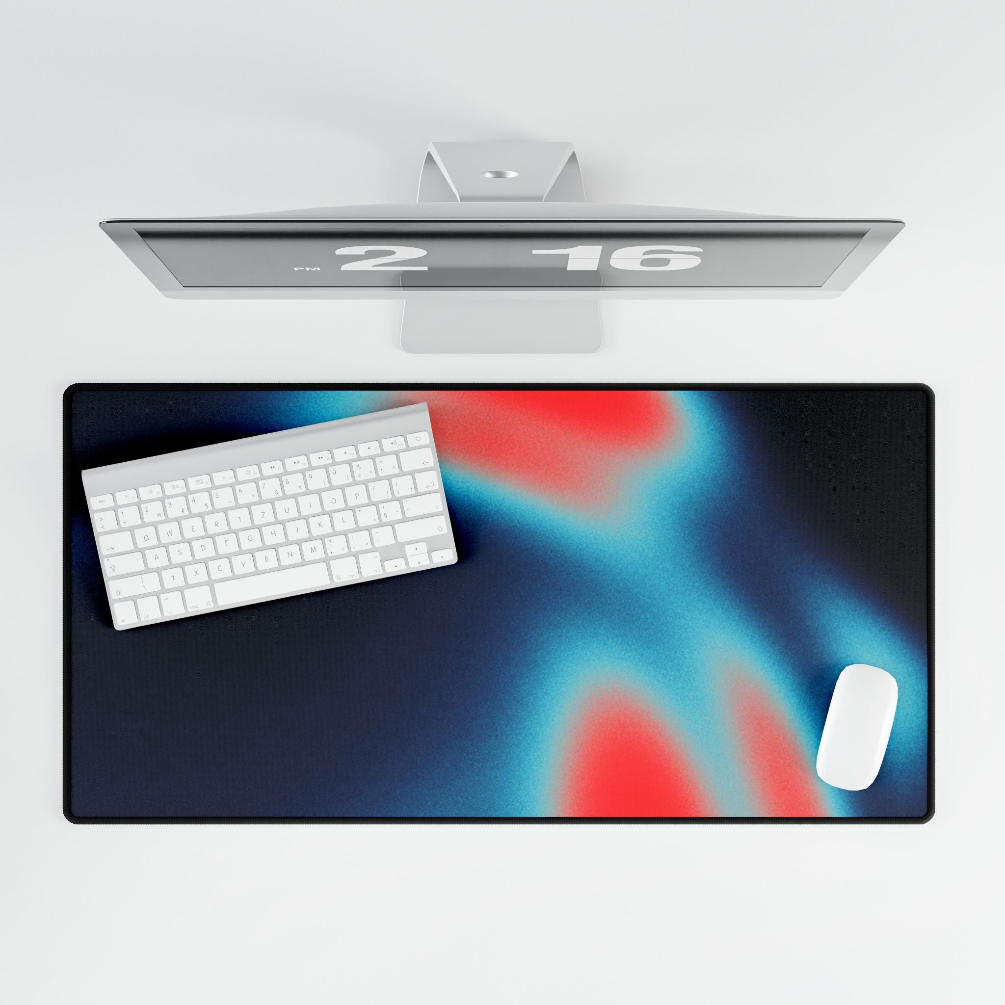 Ambient Nebula Desk Mat — Large RGB Blur Gaming Mousepad