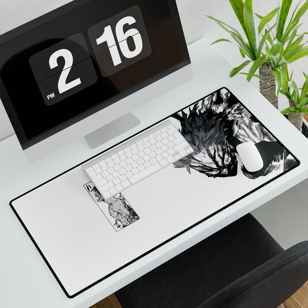 My Hero Academia Villain Desk Mat – Monochrome Tomura Shigaraki Gaming/WFH Mouse Pad