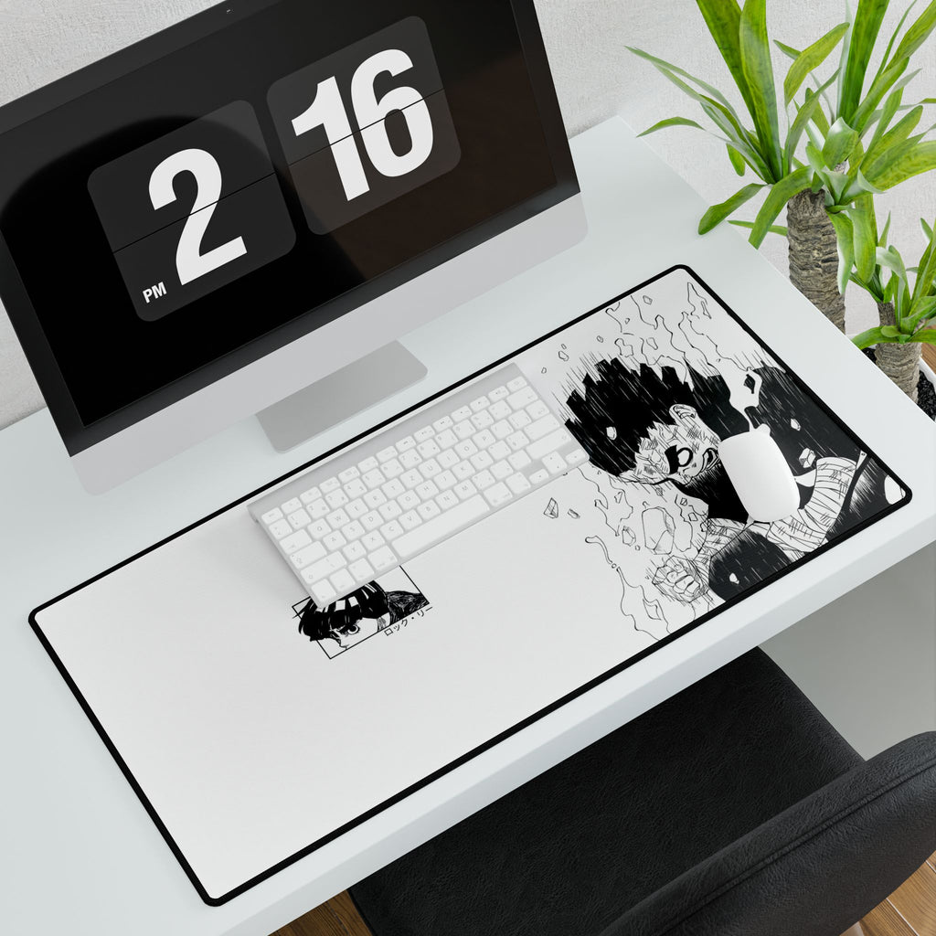 Rock Lee Dynamic Entry Desk Mat — Anime Gaming Mouse Pad