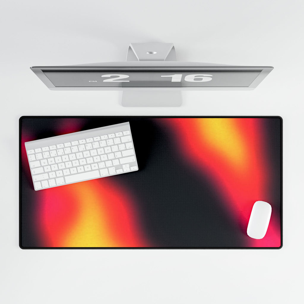 Flame Gradient Desk Mat — RGB Gaming Mouse Pad & Keyboard Desk Pad